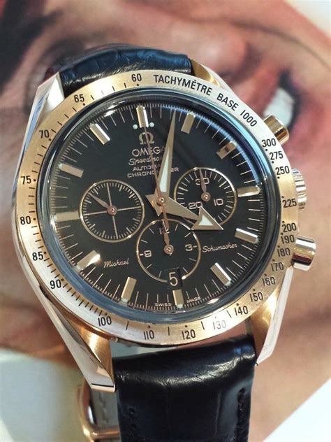 omega speedmaster michael schumacher|schumacher omega speedmaster vintage.